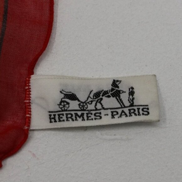 Hermes Paris Qui Roule Silk Red & Blue - Picture 9 of 10